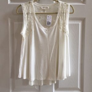 Forever 21 cream sleeveless top